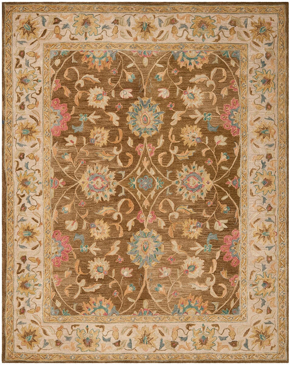 Safavieh Anatolia An580F Brown / Ivory Area Rug