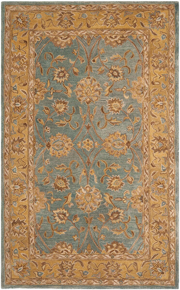 Safavieh Anatolia An580G Blue / Green Area Rug