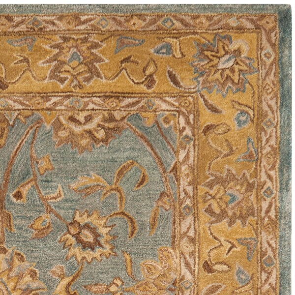 Safavieh Anatolia An580G Blue / Green Area Rug