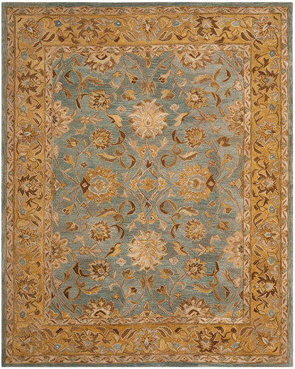 Safavieh Anatolia An580G Blue / Green Area Rug