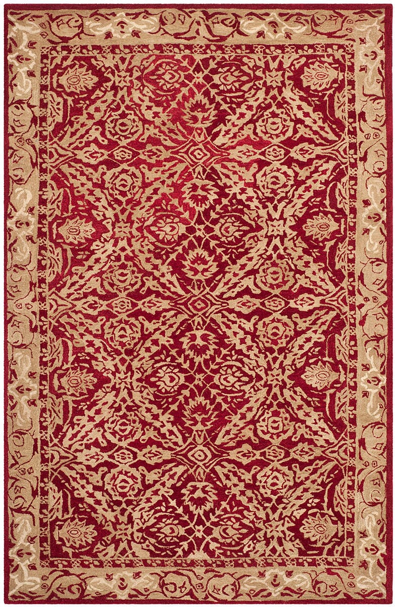 Safavieh Anatolia An583B Red / Ivory Area Rug