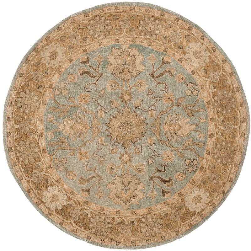 Safavieh Anatolia An585D Light Blue / Taupe Area Rug