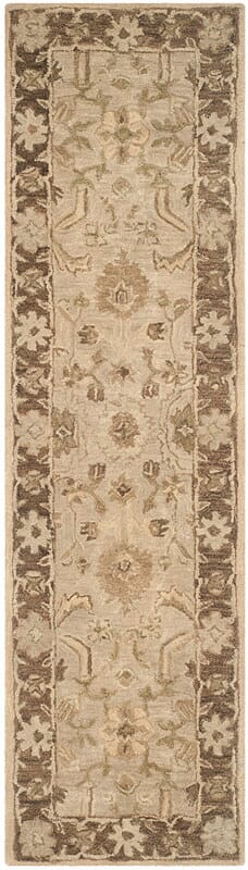 Safavieh Anatolia An585H Light Grey / Dark Brown Area Rug