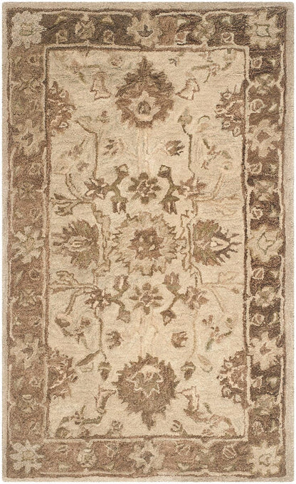 Safavieh Anatolia An585H Light Grey / Dark Brown Area Rug