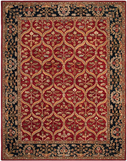 Safavieh Anatolia an610a Red / Navy Area Rug