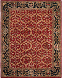 Safavieh Anatolia an610a Red / Navy Area Rug