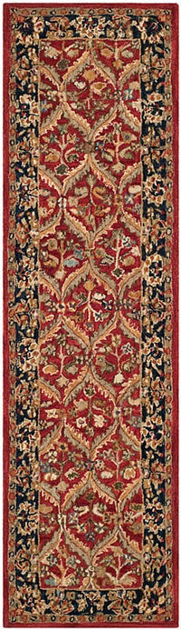 Safavieh Anatolia an610a Red / Navy Area Rug