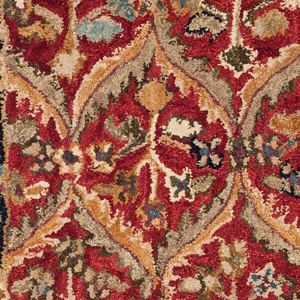 Safavieh Anatolia an610a Red / Navy Area Rug