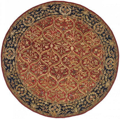 Safavieh Anatolia an610a Red / Navy Area Rug