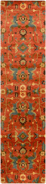 Surya Anastacia Ana-8411 Burnt Sienna / Cameo Blue Rugs.
