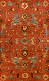 Surya Anastacia Ana-8411 Burnt Sienna / Cameo Blue Rugs.