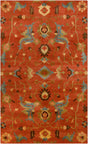 Surya Anastacia Ana-8411 Burnt Sienna / Cameo Blue Rugs.
