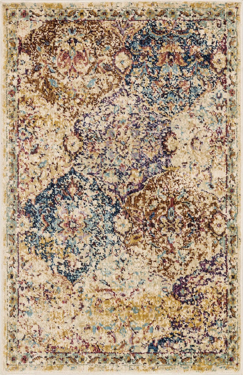 Loloi Anastasia AF-12 Ivory / Multi Vintage / Distressed Area Rug