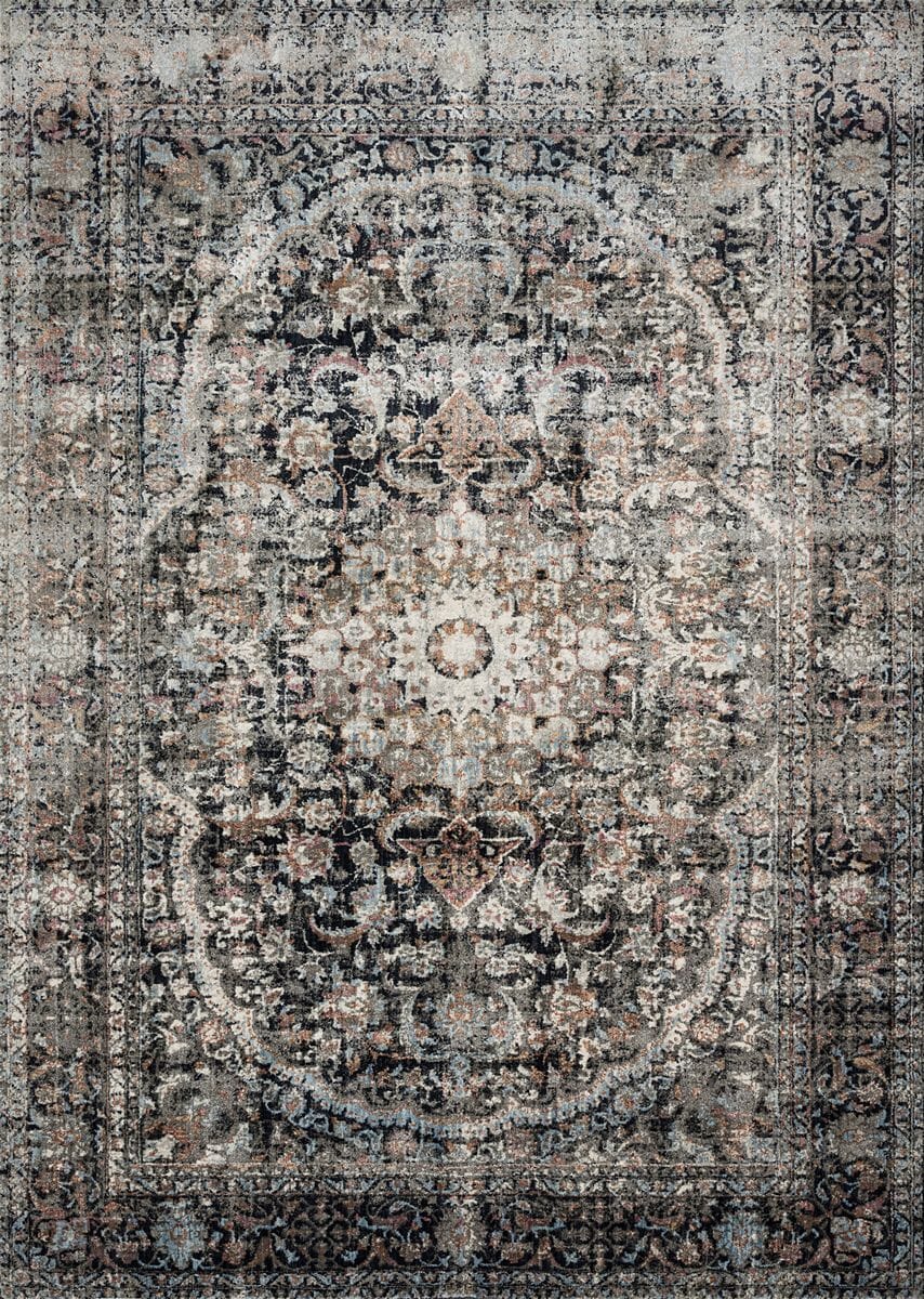 Loloi Anastasia Af-24 Charcoal / Sunset Vintage / Distressed Area Rug