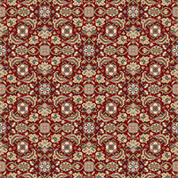 Dynamic Ancient Garden 57011 Red / Ivory Area Rug