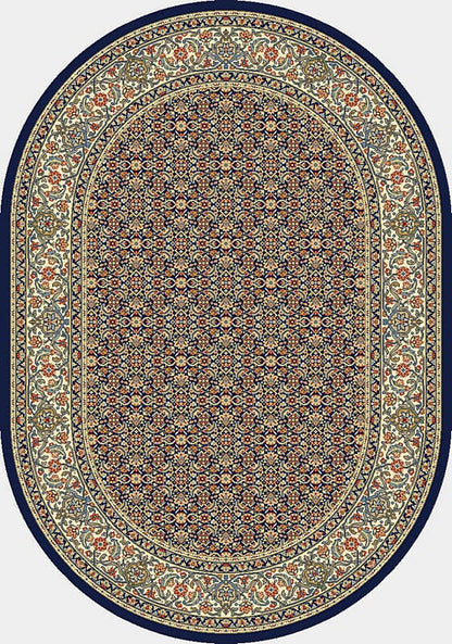 Dynamic Ancient Garden 57011 Navy Area Rug