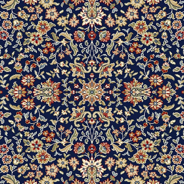 Dynamic Ancient Garden 57078 Blue / Ivory Area Rug