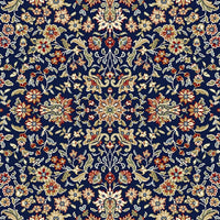 Dynamic Ancient Garden 57078 Blue / Ivory Area Rug