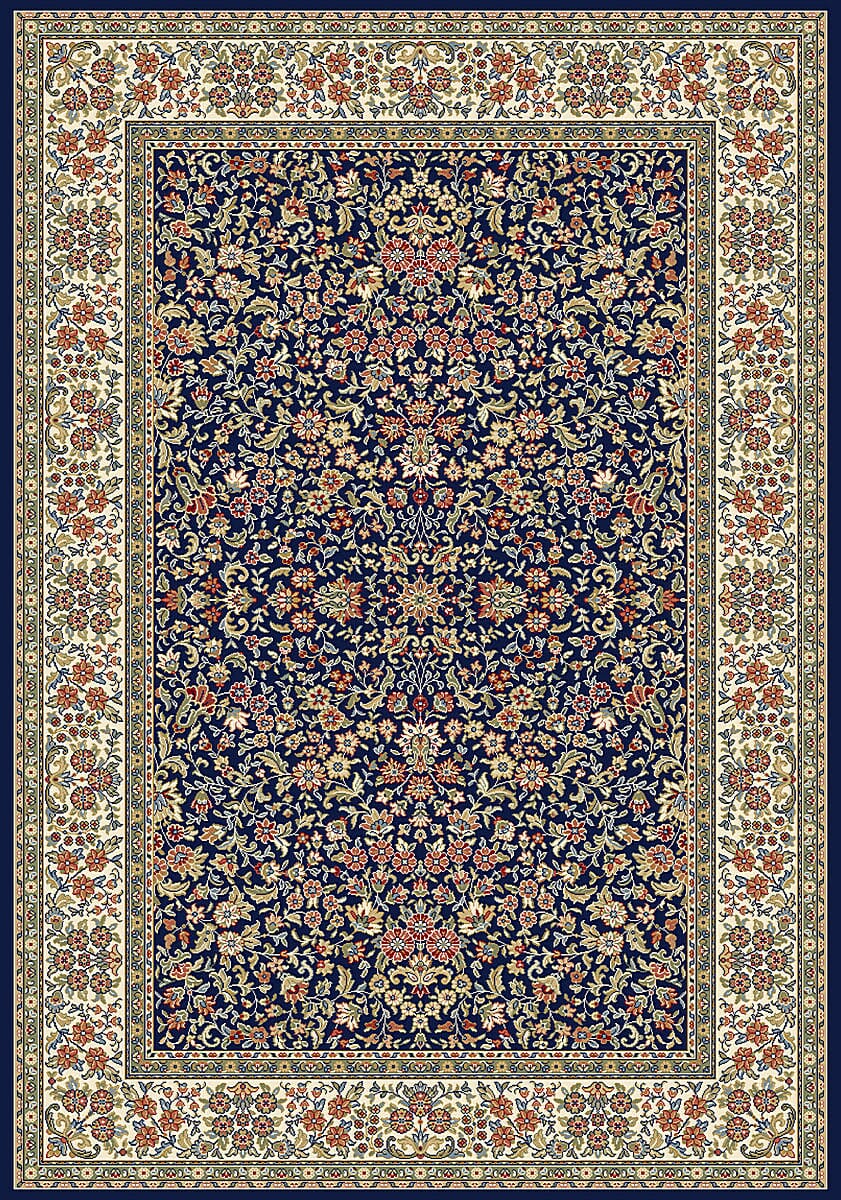 Dynamic Ancient Garden 57078 Blue / Ivory Area Rug