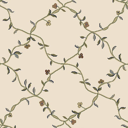 Dynamic Ancient Garden 57084 Ivory Area Rug