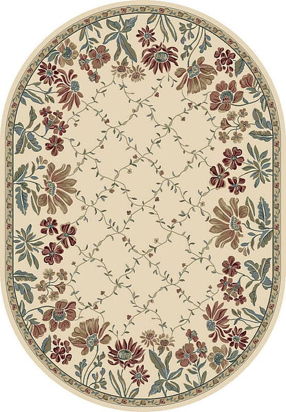 Dynamic Ancient Garden 57084 Ivory Area Rug