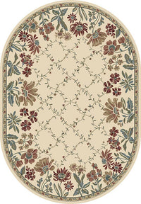 Dynamic Ancient Garden 57084 Ivory Area Rug