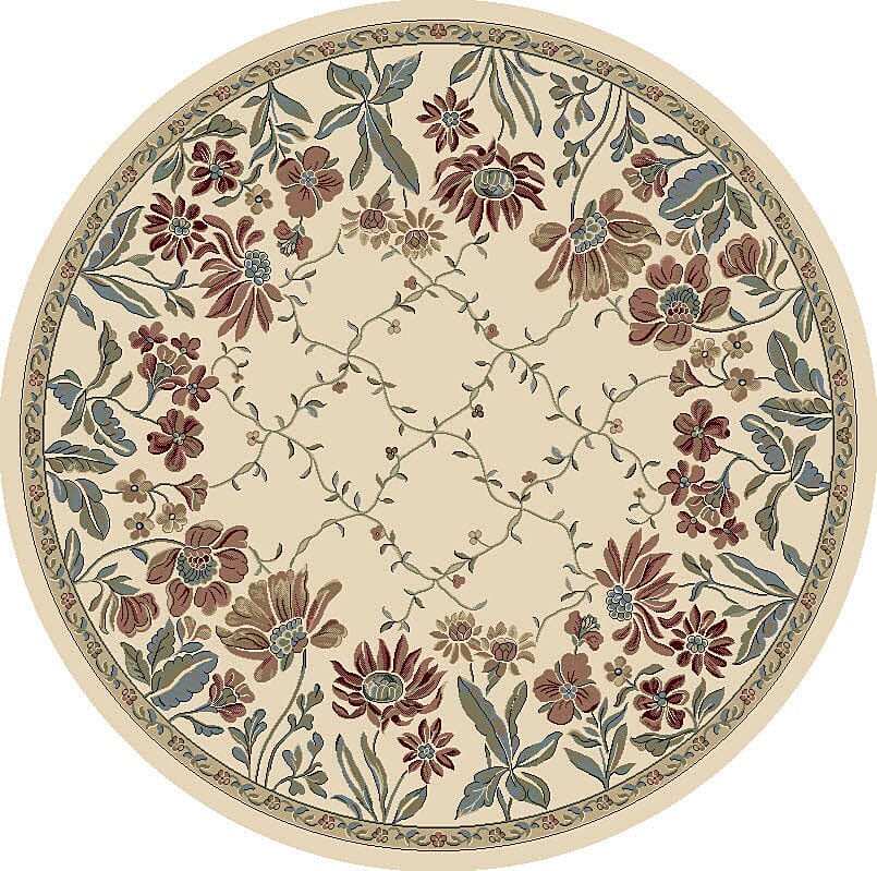 Dynamic Ancient Garden 57084 Ivory Area Rug