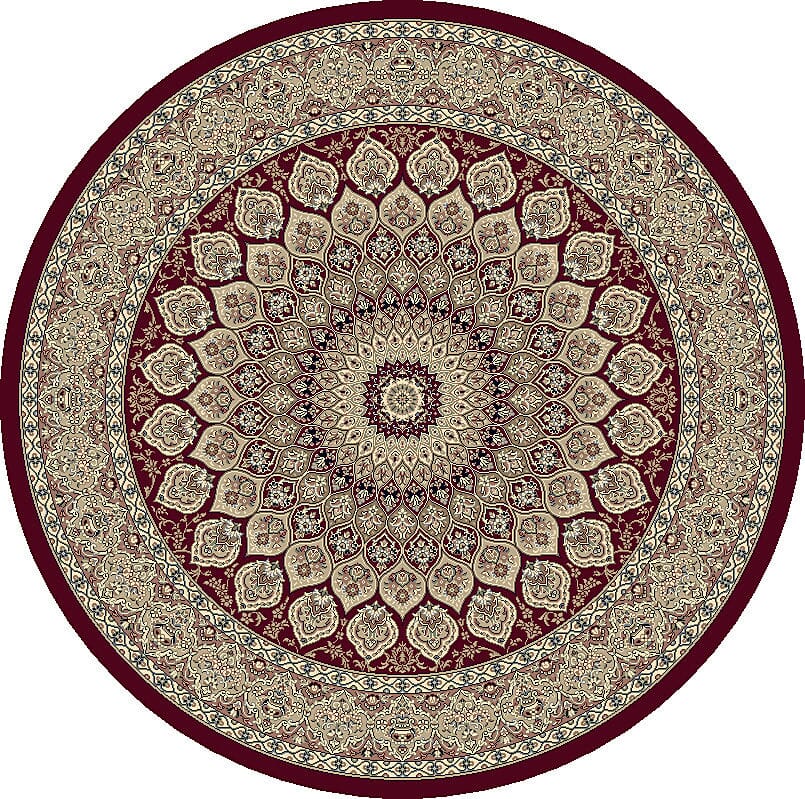 Dynamic Ancient Garden 57090 Red Area Rug