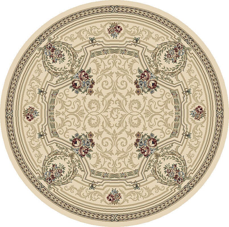 Dynamic Ancient Garden 57091 Ivory Area Rug