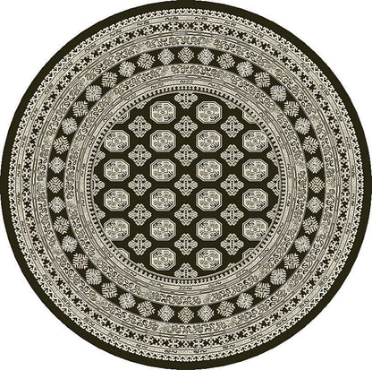 Dynamic Ancient Garden 57102 Charcoal / Silver Area Rug