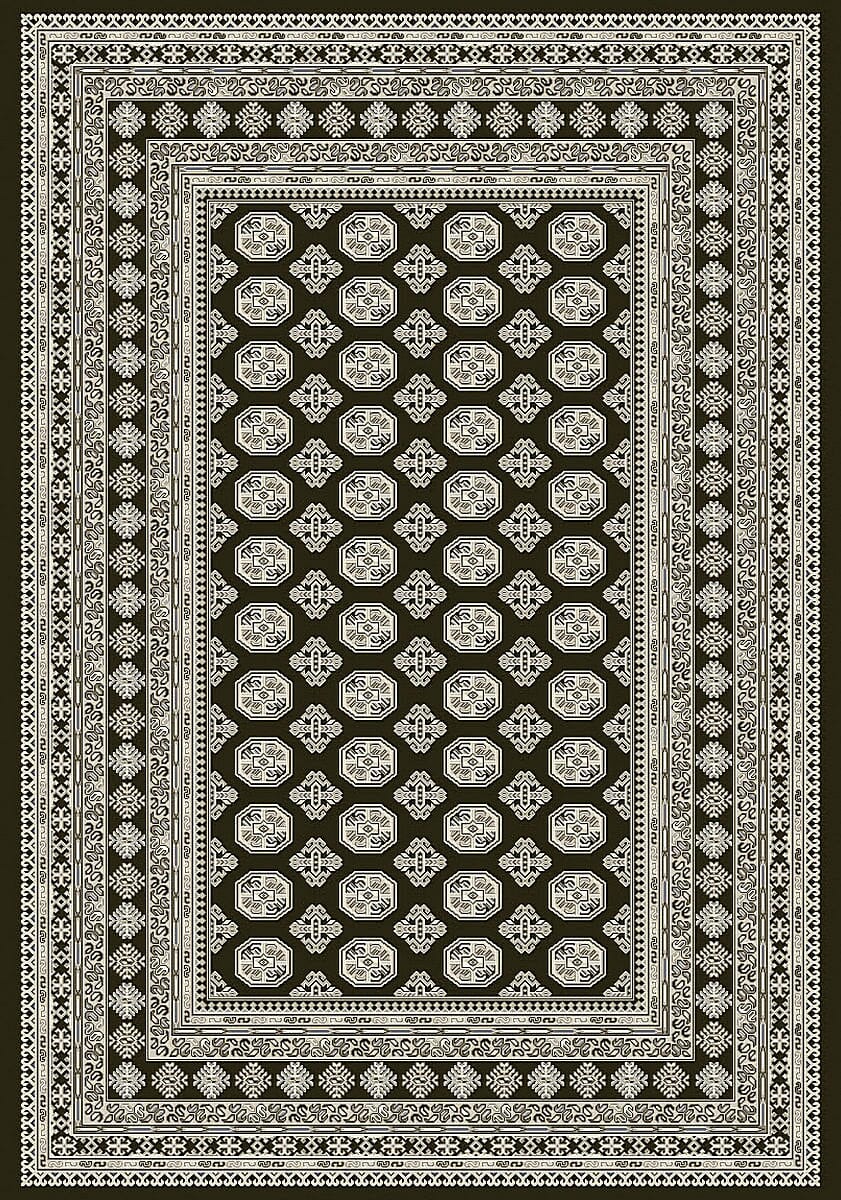 Dynamic Ancient Garden 57102 Charcoal / Silver Area Rug