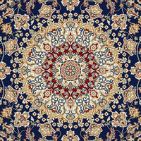 Dynamic Ancient Garden 57119 Blue / Ivory Area Rug