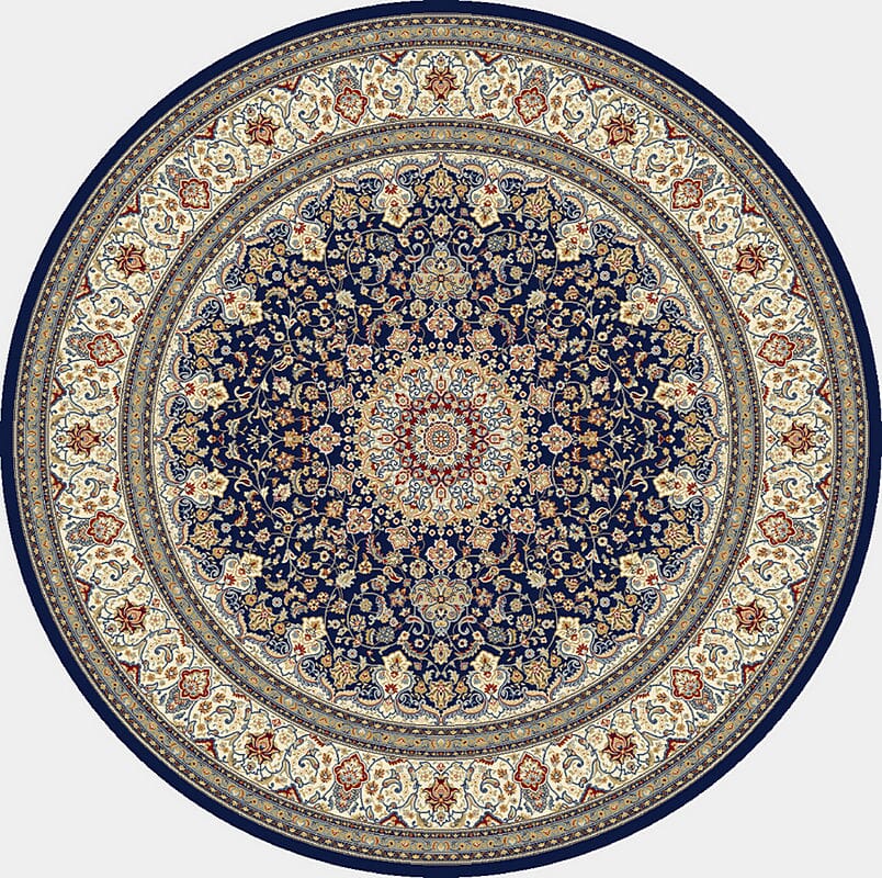 Dynamic Ancient Garden 57119 Blue / Ivory Area Rug