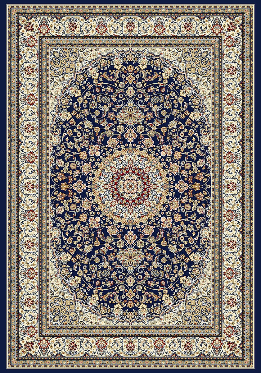 Dynamic Ancient Garden 57119 Blue / Ivory Area Rug