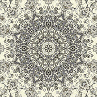 Dynamic Ancient Garden 57119 Cream / Grey Area Rug