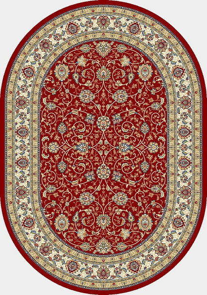 Dynamic Ancient Garden 57120 Red / Ivory Area Rug