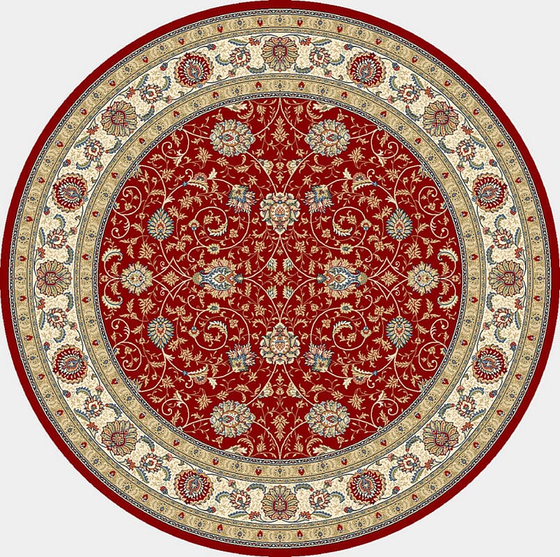 Dynamic Ancient Garden 57120 Red / Ivory Area Rug