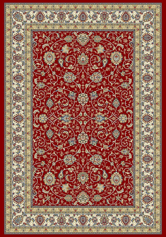 Dynamic Ancient Garden 57120 Red / Ivory Area Rug