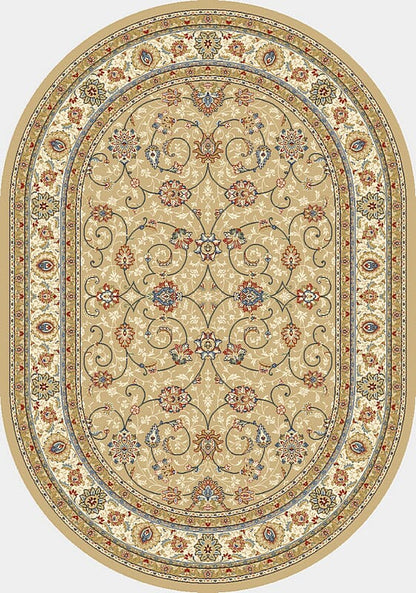 Dynamic Ancient Garden 57120 Lt Gold / Ivory Area Rug