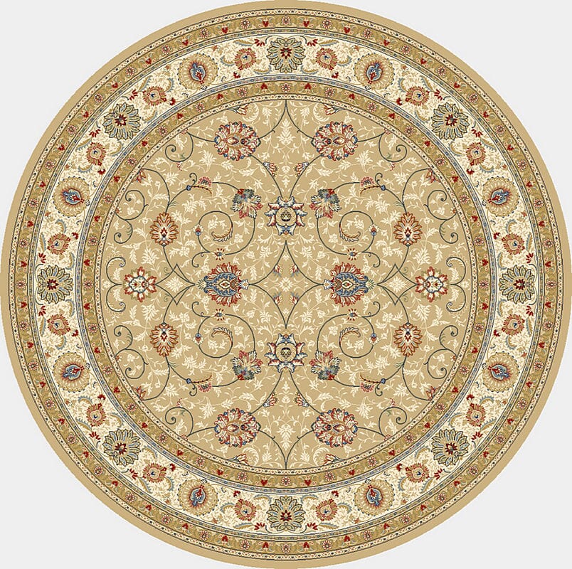 Dynamic Ancient Garden 57120 Lt Gold / Ivory Area Rug