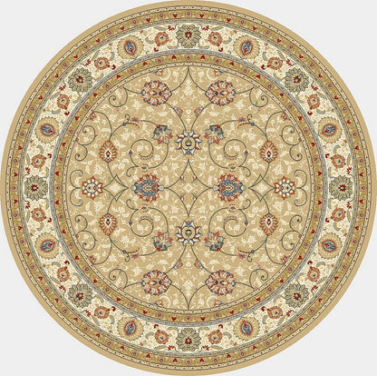 Dynamic Ancient Garden 57120 Lt Gold / Ivory Area Rug