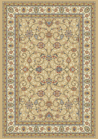 Dynamic Ancient Garden 57120 Lt Gold / Ivory Area Rug