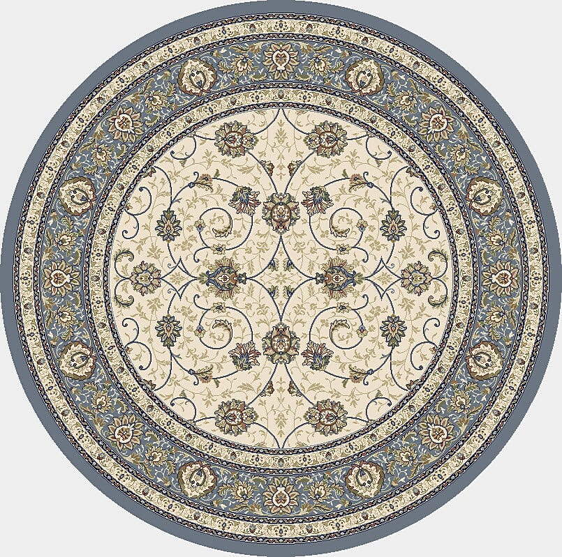 Dynamic Ancient Garden 57120 Ivory / Light Blue Area Rug