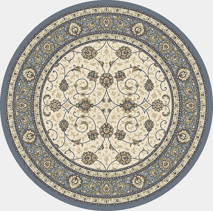 Dynamic Ancient Garden 57120 Ivory / Light Blue Area Rug