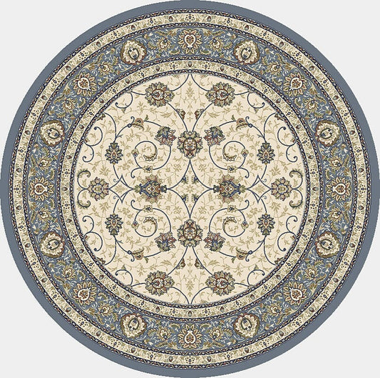 Dynamic Ancient Garden 57120 Ivory / Light Blue Area Rug