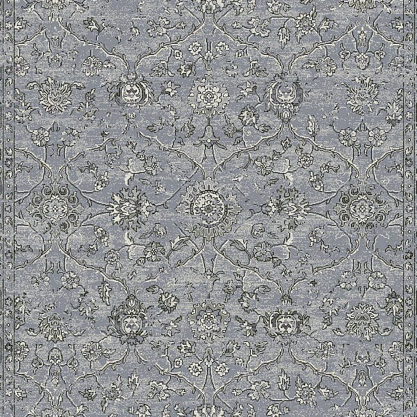 Dynamic Ancient Garden 57136 Steel Blue / Cream Area Rug