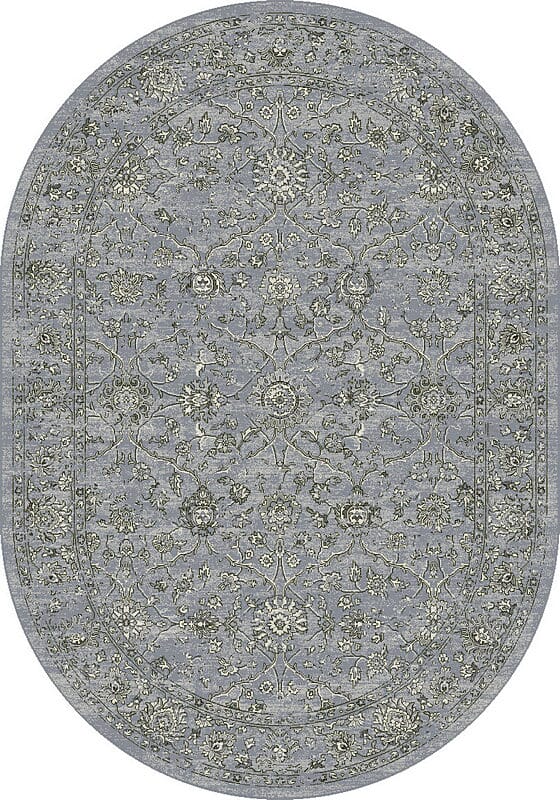 Dynamic Ancient Garden 57136 Steel Blue / Cream Area Rug