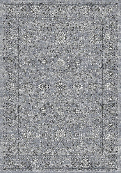 Dynamic Ancient Garden 57136 Steel Blue / Cream Area Rug