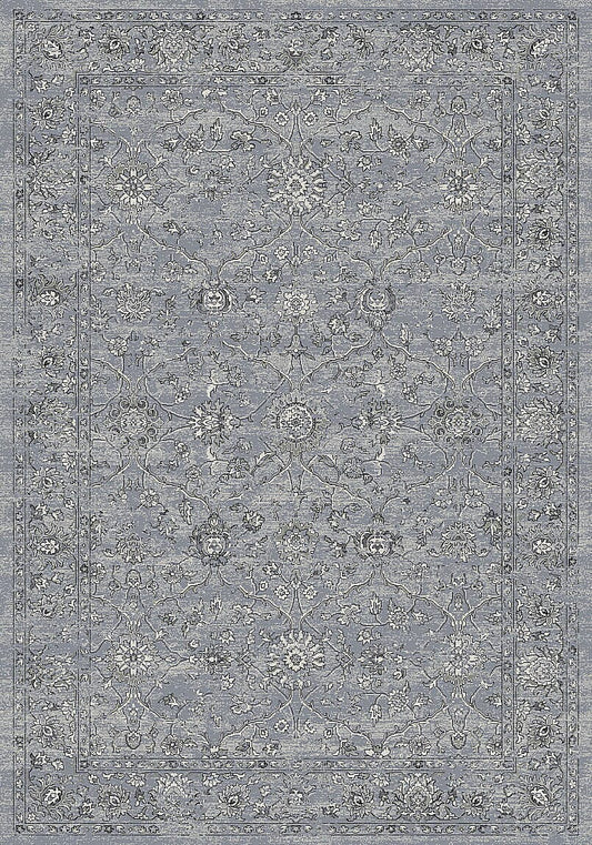 Dynamic Ancient Garden 57136 Steel Blue / Cream Area Rug