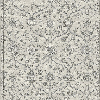 Dynamic Ancient Garden 57136 Silver / Grey Area Rug